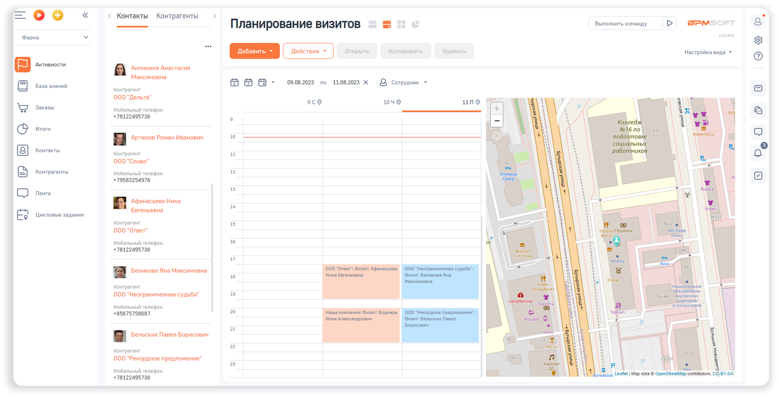 Управление медицинскими представителями